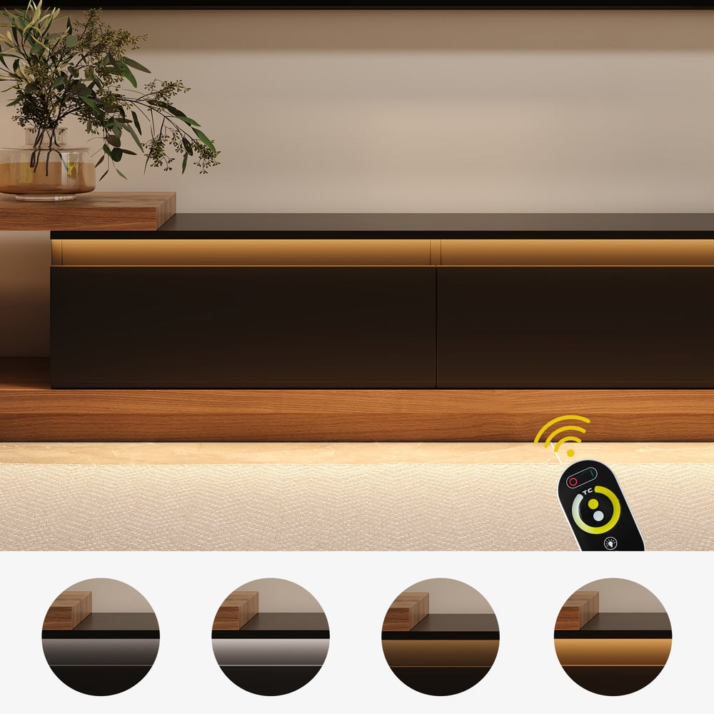 Quoint TV Stand - LED light detail