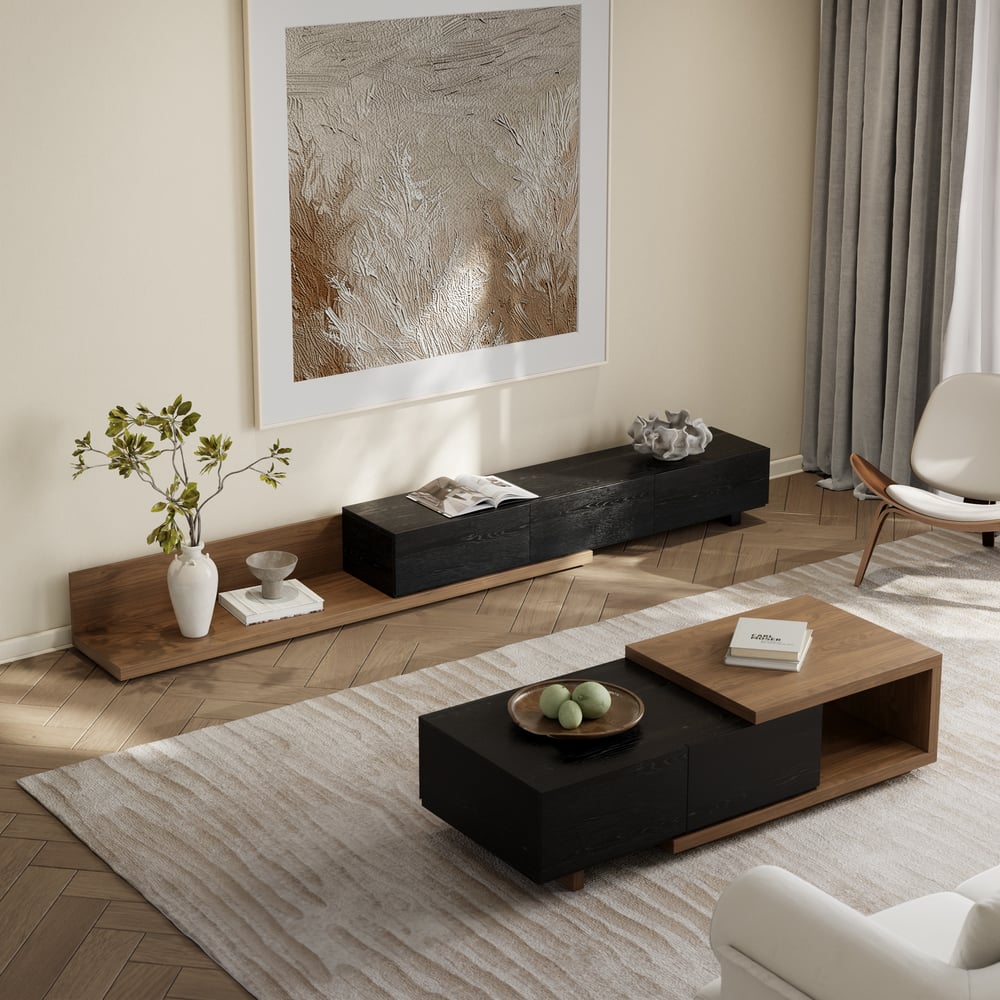 Kayla TV Stand - extended configuration