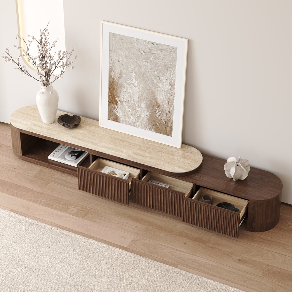 Velar TV Stand - drawer detail